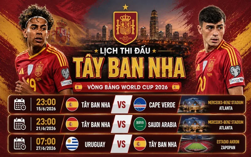 tay ban nha vo dich wc 2026 hanh trinh tu vong den ngoi vuong